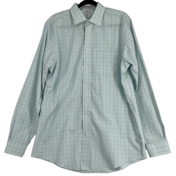 2/$25 Brooks Brothers 16 1/2-6-7. 1818 Regent Non-Iron All Cotton Dress Shirt - Picture 1 of 6